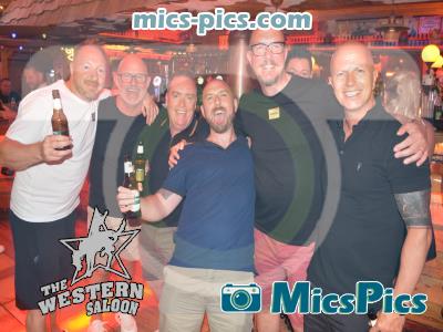 Mics Pics at Western Saloon, Benidorm Tuesday 23rd July 2024 Pic:001